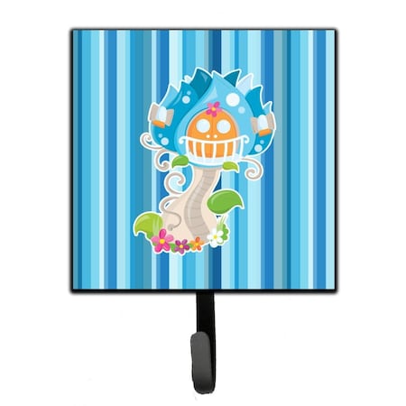 Carolines Treasures Fairy House Blue Stripes Leash or Key Holder BB6914SH4